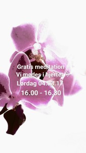 Gratis meditation og MariaHealing 04.03.2017 (27.02.2017)