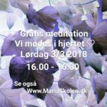 Gratis Meditation og Mariahealing  03.03.2018 – (01.03.2018)